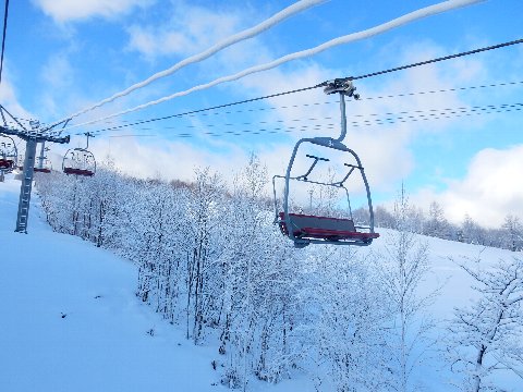 Furano ski area Kitanomine lift